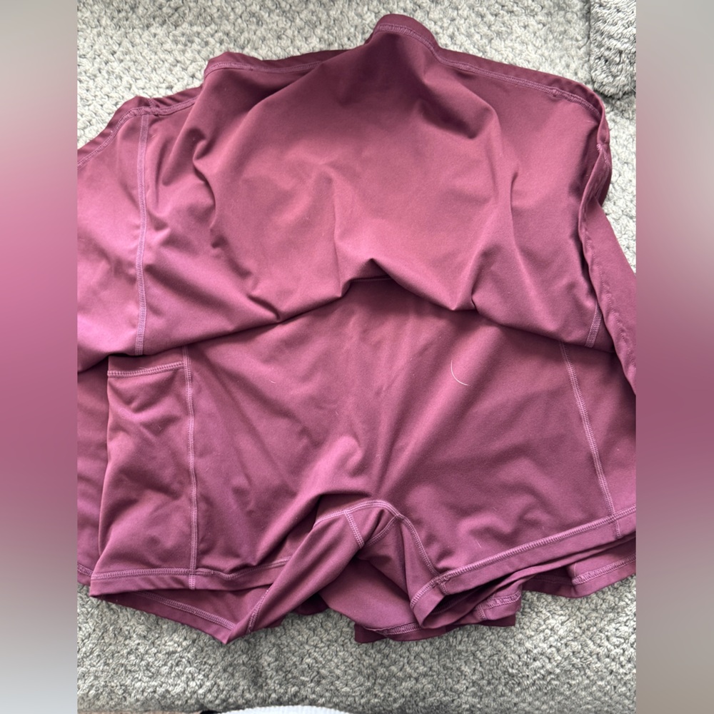 Popflex Twirl Skort- Plum - Picture 2 of 5